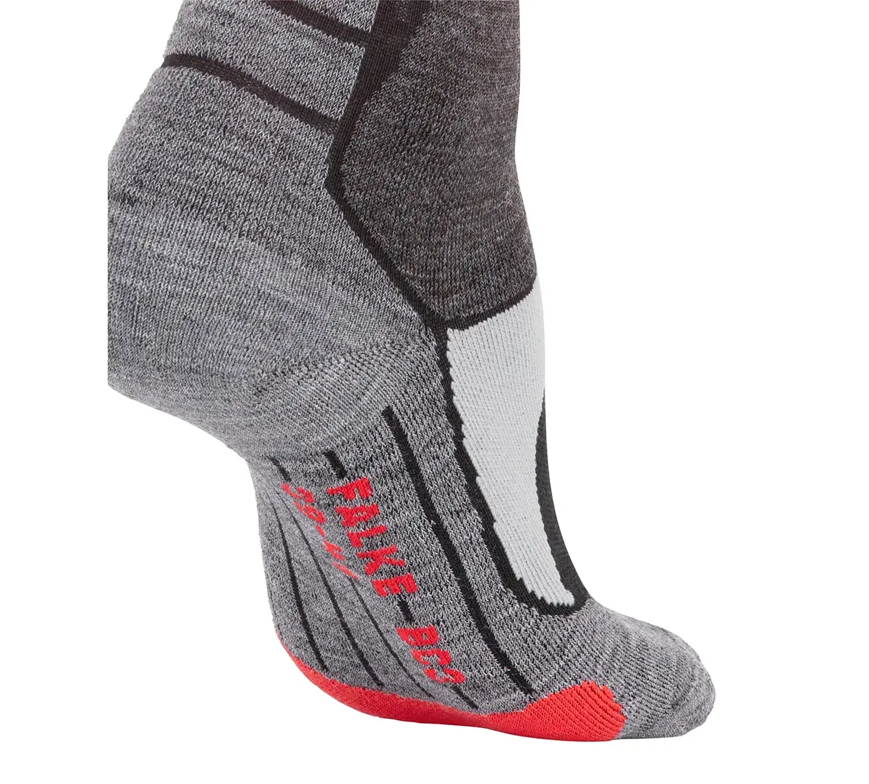 Falke BC3 Comfort Short Fietssokken Zwart/Grijs Heren