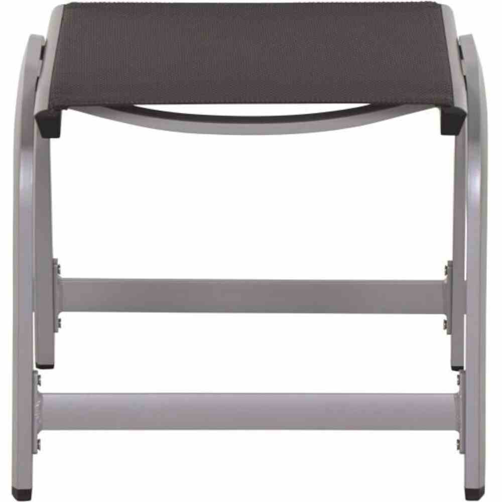 Hocker TESORO - anthrazit-silber