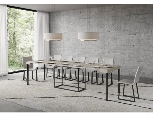 ITAMOBY - Console extensible nordica 90x40/300cm cachemire