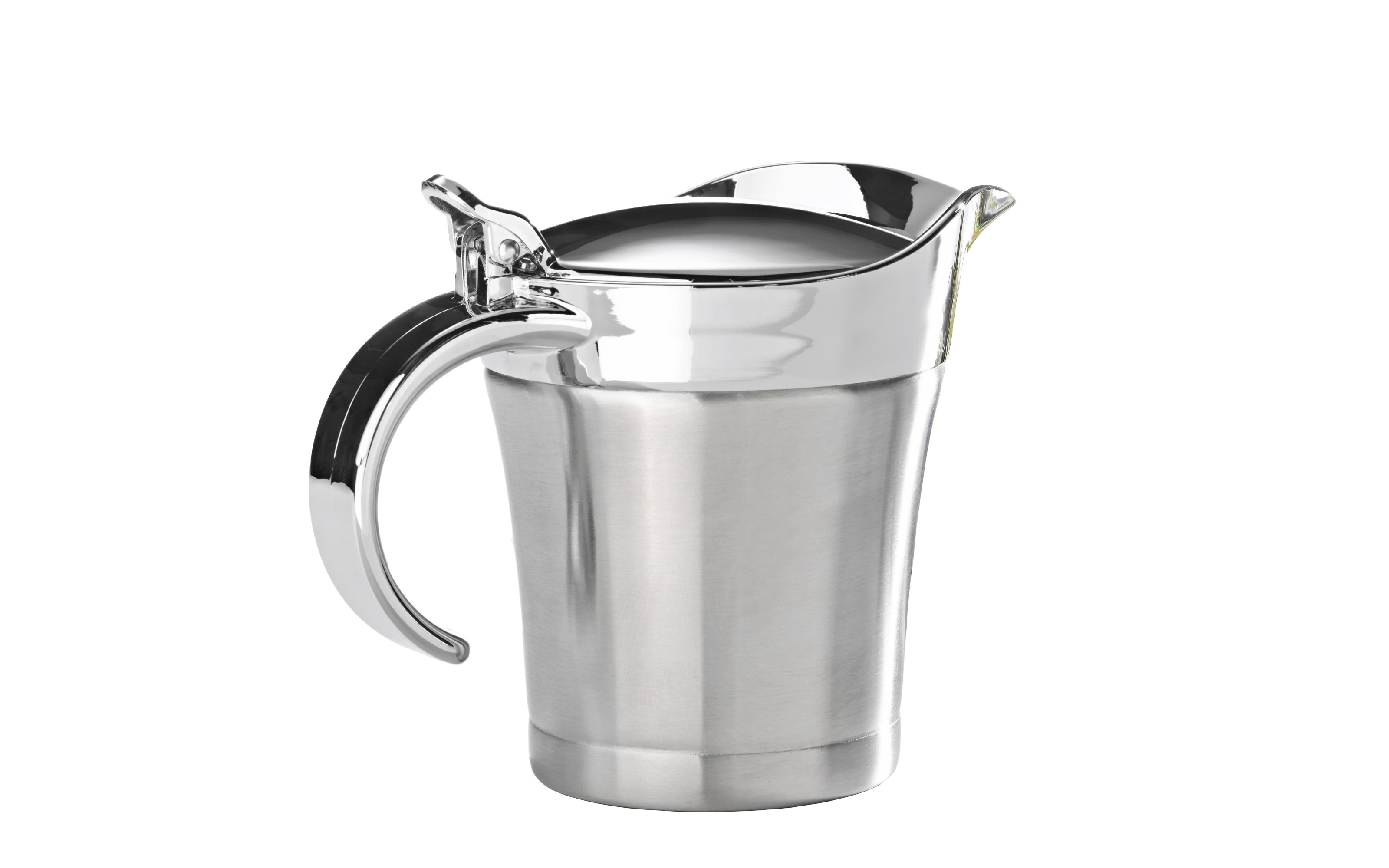 Thermo Sauciere aus Edelstahl, 14 cm