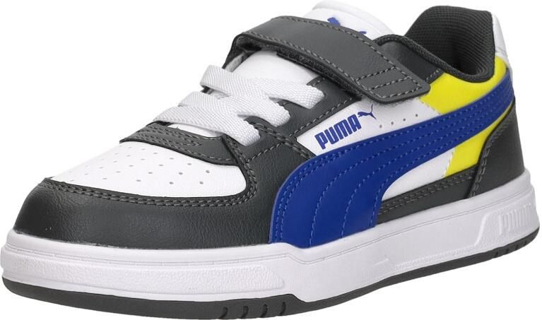 Puma Caven III Block mesh sneakers grijs kobaltblauw wit