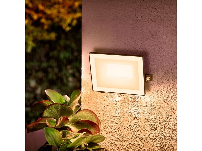 Philips Lois Flutlicht 20W 3000K IP65 schwarz 20 W Philips 8720169365063 Aussenbeleuchtung Wandbeleuchtung für den Aussenbereich Nicht austauschbare(s) Leuchtmittel LED F