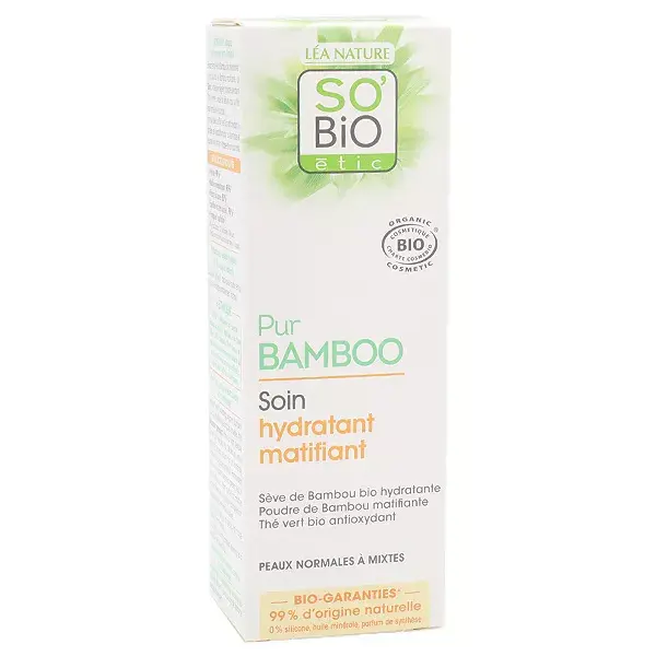 So'Bio Étic Pur Bamboo Organic Matifying Moisturizer 50ml