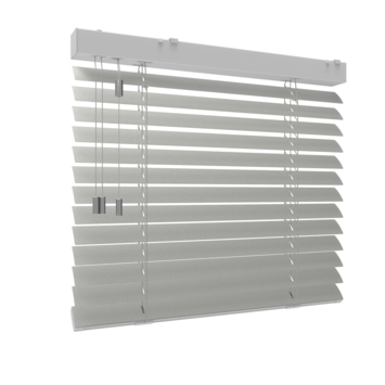 Aluminium Jaloezie Recht raam 5220 zilver wit 50MM