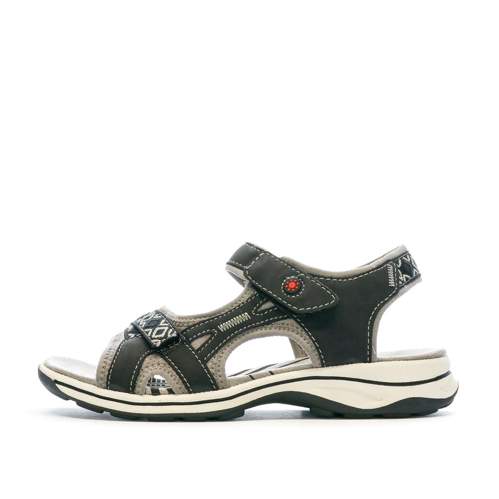 Relife Sandales Noir/Gris Femme RELIFE Hubert