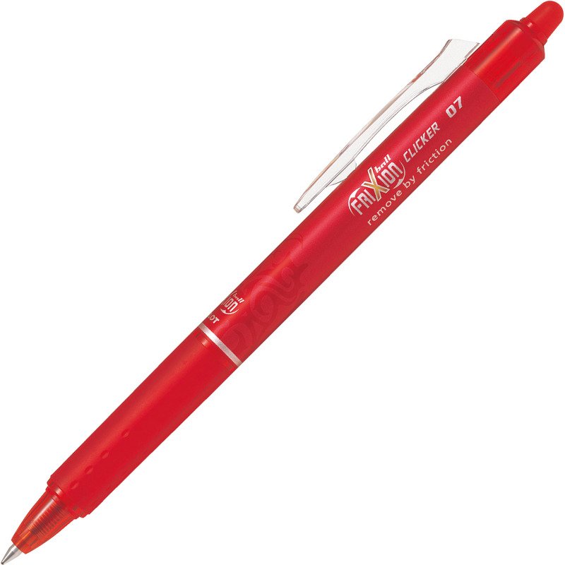Stylo roller Pilot Frixion Ball Clicker effaçable écriture fine - Set de 4 couleurs classiques