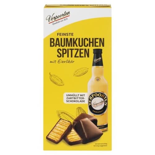 Kuchenmeister Verpoorten feinste Baumkuchenspitzen Eierlikör
