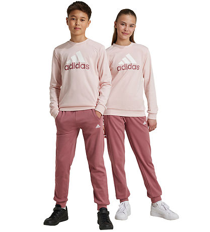 adidas Performance Sweatset - J BL FT TS - Rosa/Weiß
