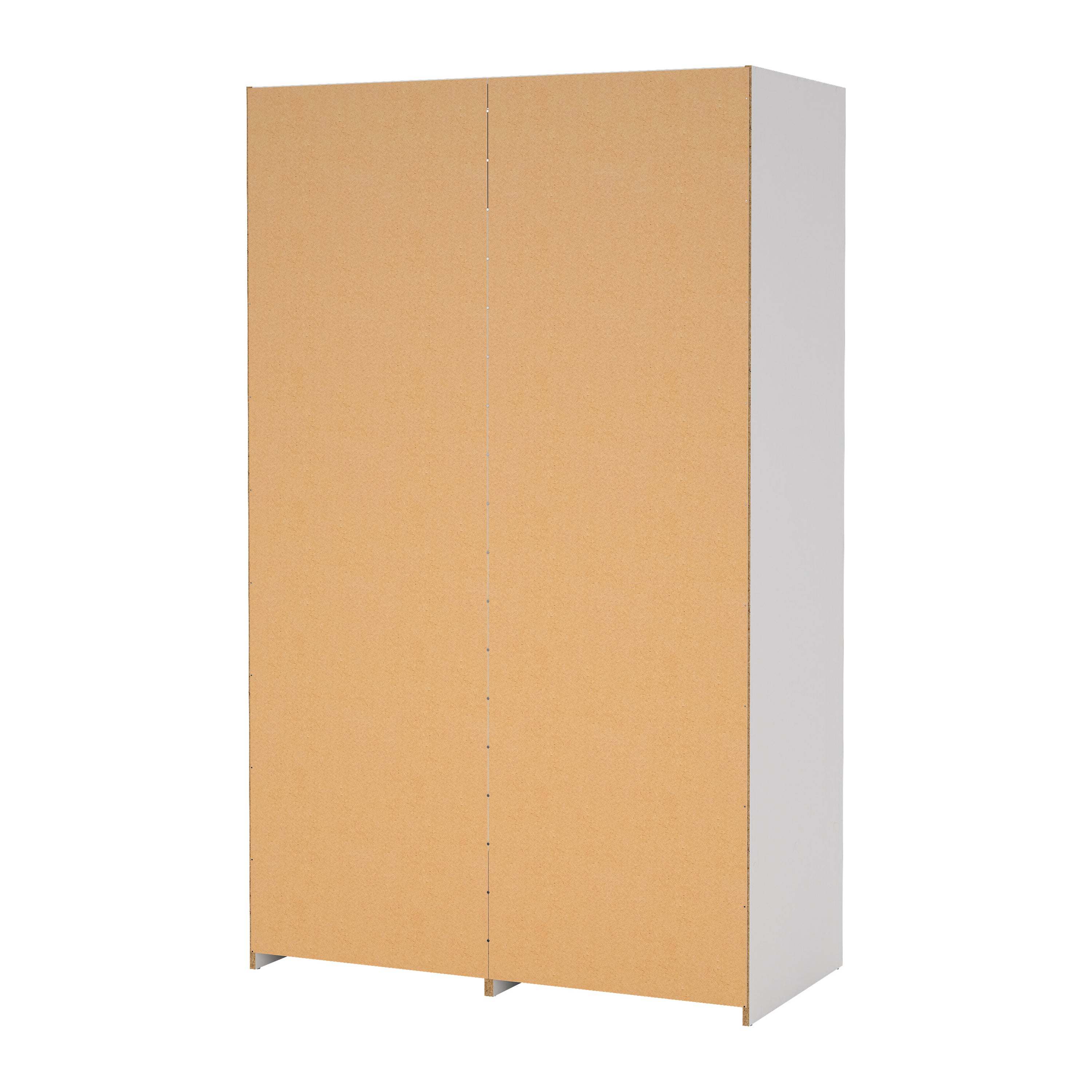 by fonQ basic Slim Kledingkast - B 121,2 cm - Eiken met witte rand