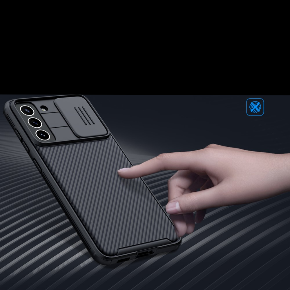 Samsung Galaxy S21 FE 5G Schutz Hülle Cam-Slider Kameraschutz - Schwarz