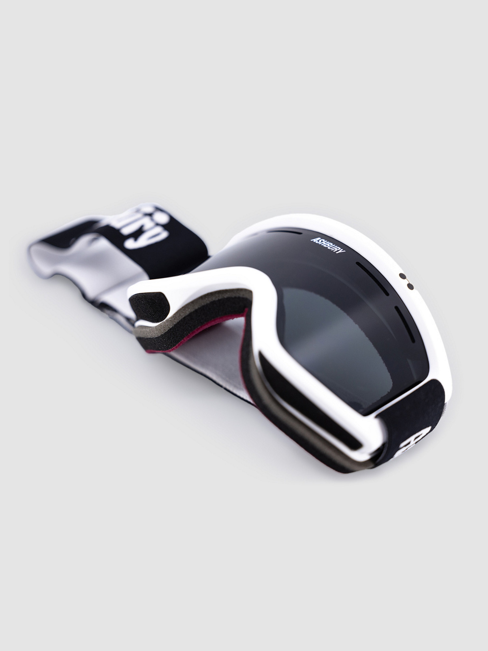 Ashbury Warlock Og White +Bonus Lens Goggle dark smoke/yellow spare