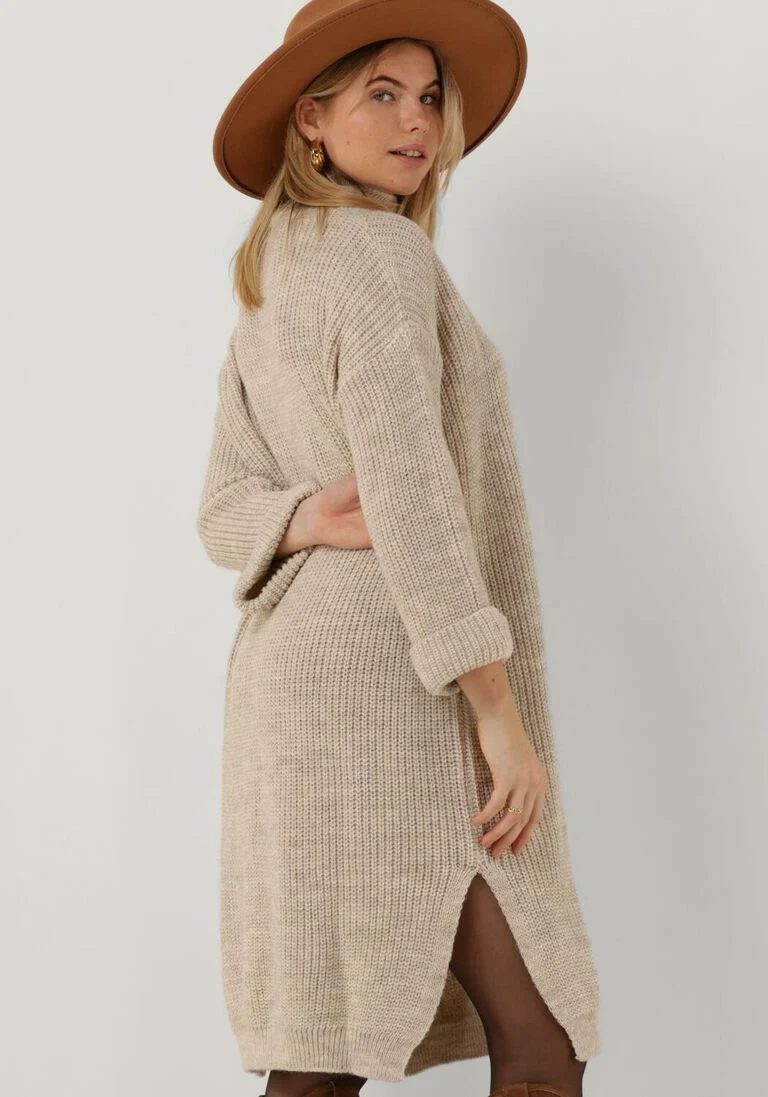 SUMMUM gebroken wit summum mini jurk tunic sweater acrylic wool blend knit