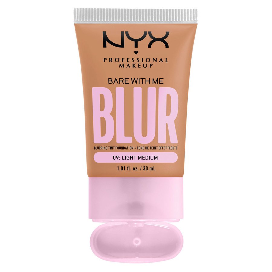 NYX Professional Makeup Bare With Me Blur Tint Foundation 09 Light Medium 30ml