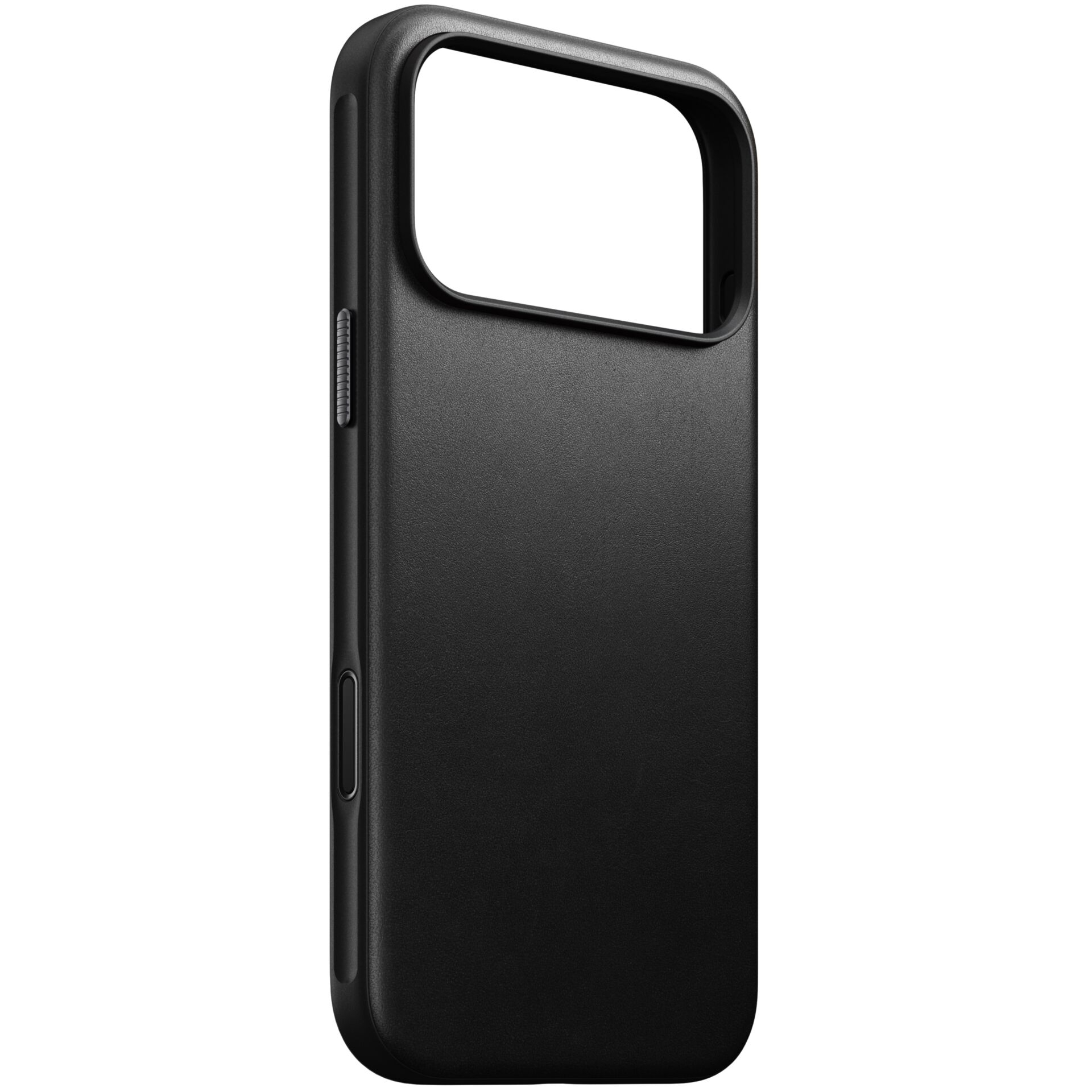 iPhone 17 Pro Max MagSafe Echtleder Hülle Modern Leather Case (NM014285858) - Schwarz
