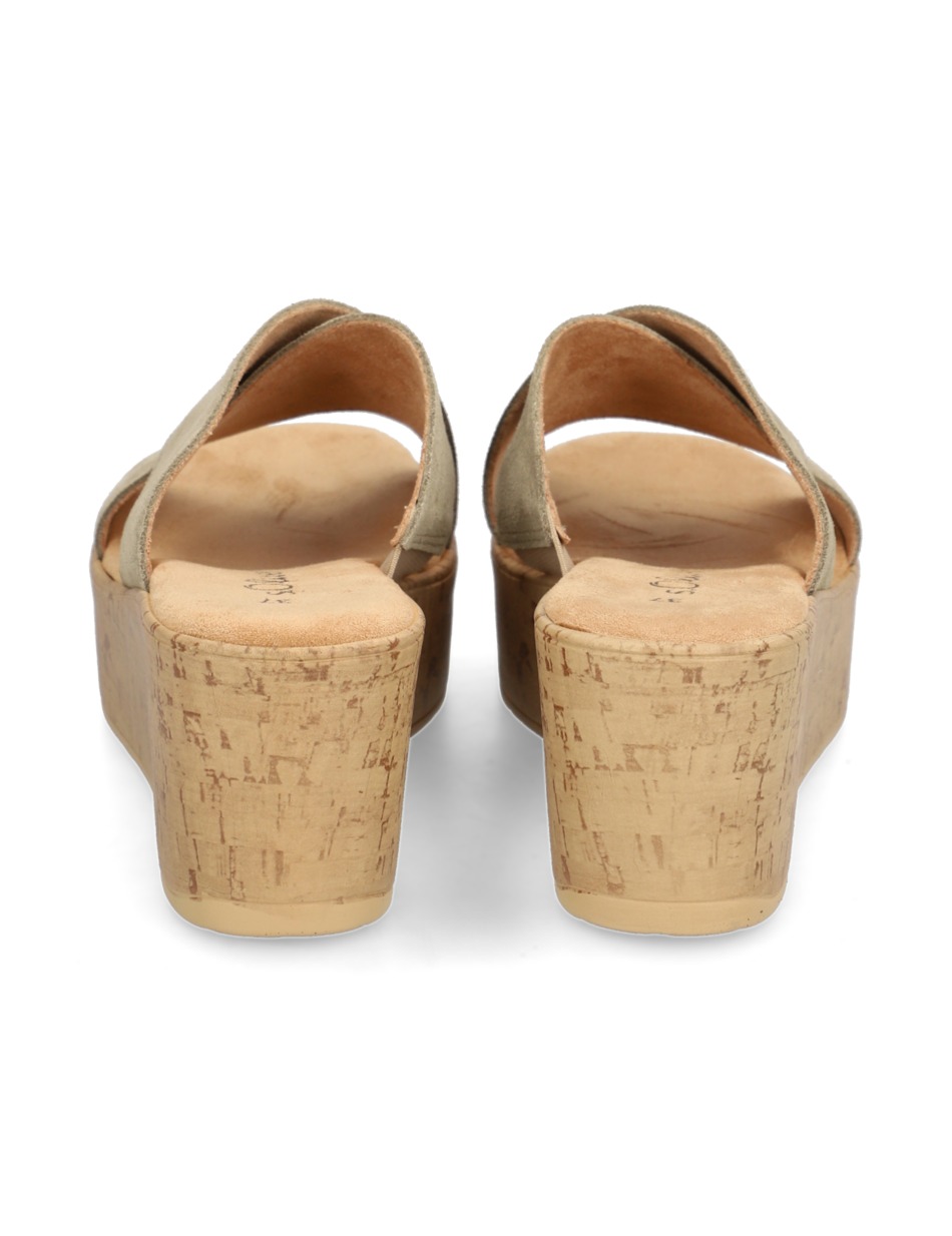 Veloursleder Pantoffel