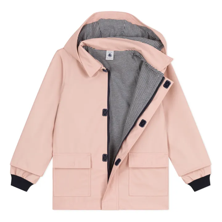 Petit Bateau Ciré Mauraine Doublé | Rose poudré