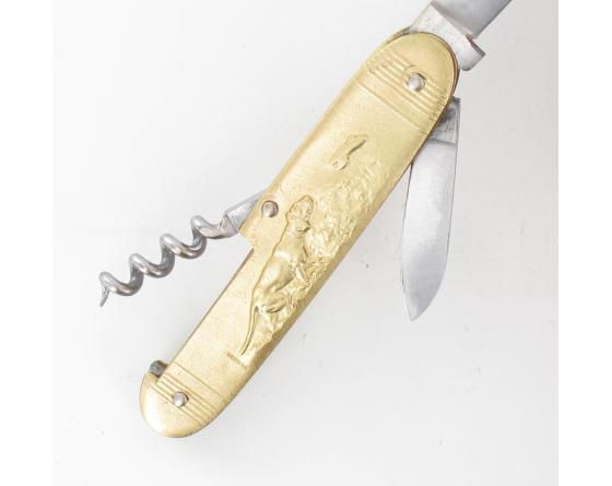 Chasseur - Chien - 3 Pièces Couteau de poche par Coursolle