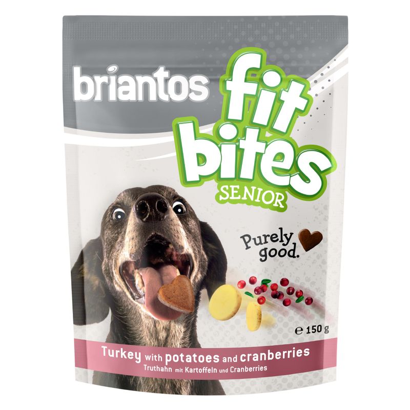 Briantos Bouchées Senior dinde, pommes de terre, cranberries pour chien