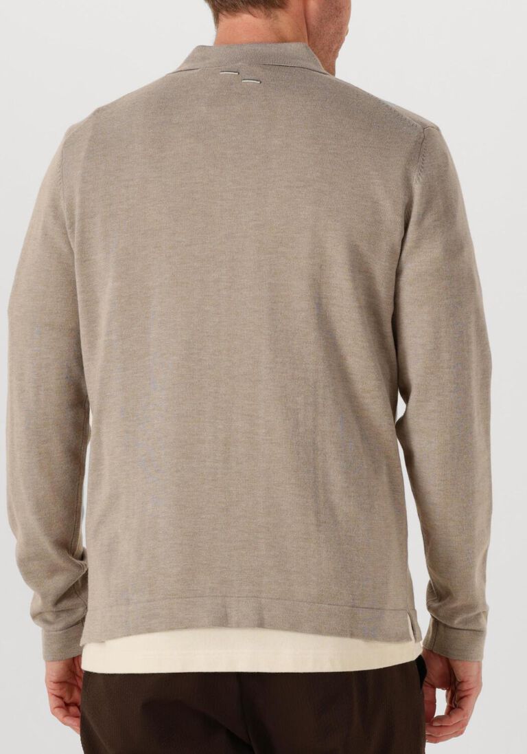 beige filling pieces trui knit dress shirt