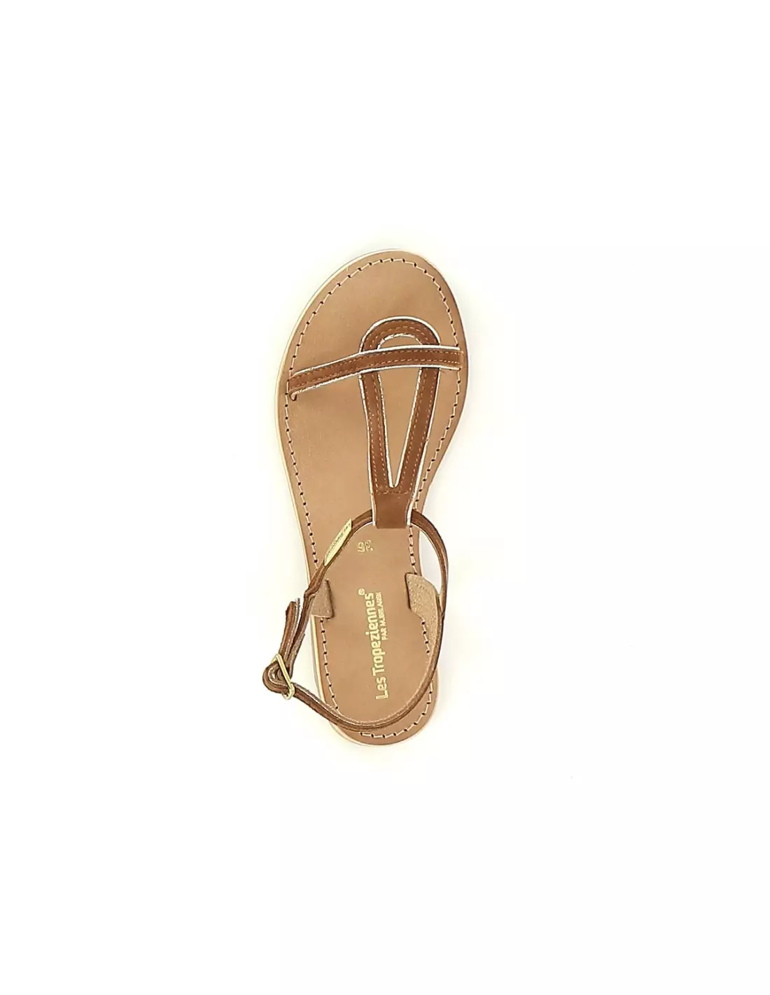 LES TROPEZIENNES DRES HABUCTAN - Sandales & nu-pieds Tan