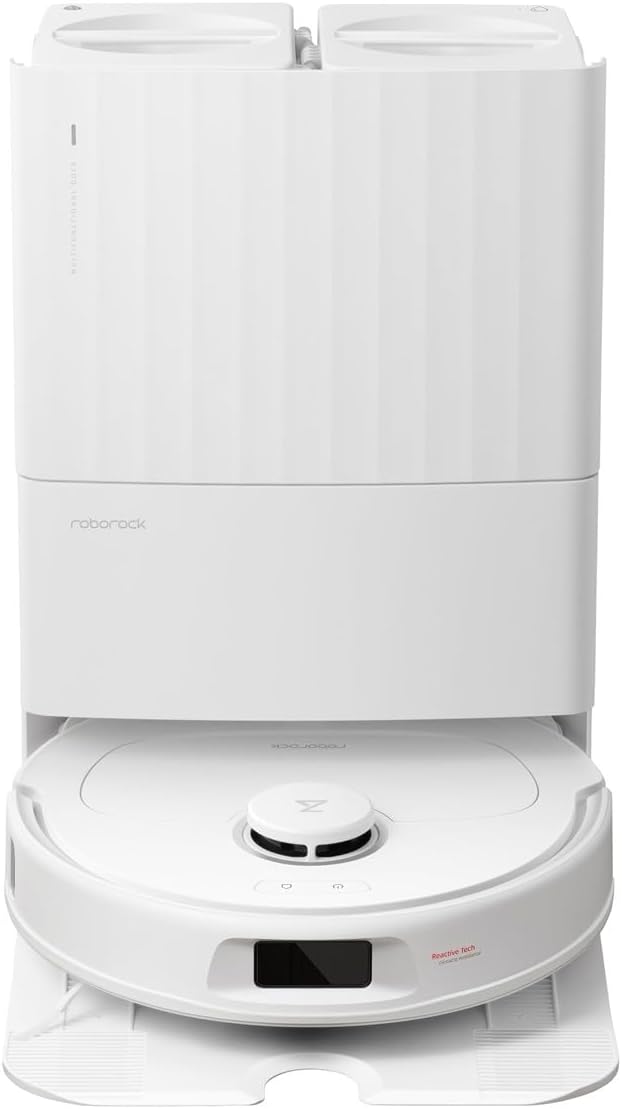 RoboRock Qrevo Plus mit Absaug-Reinigungsstation weiß
