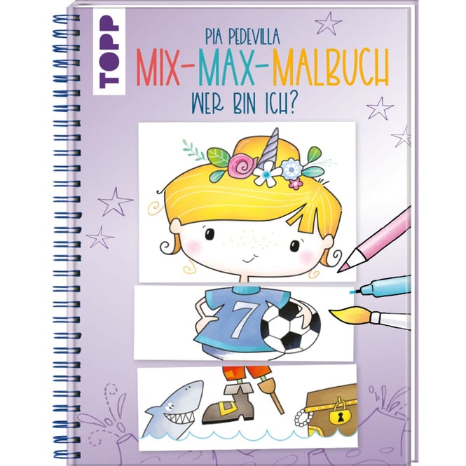 Mix-Max Malbuch - Wer bin ich?