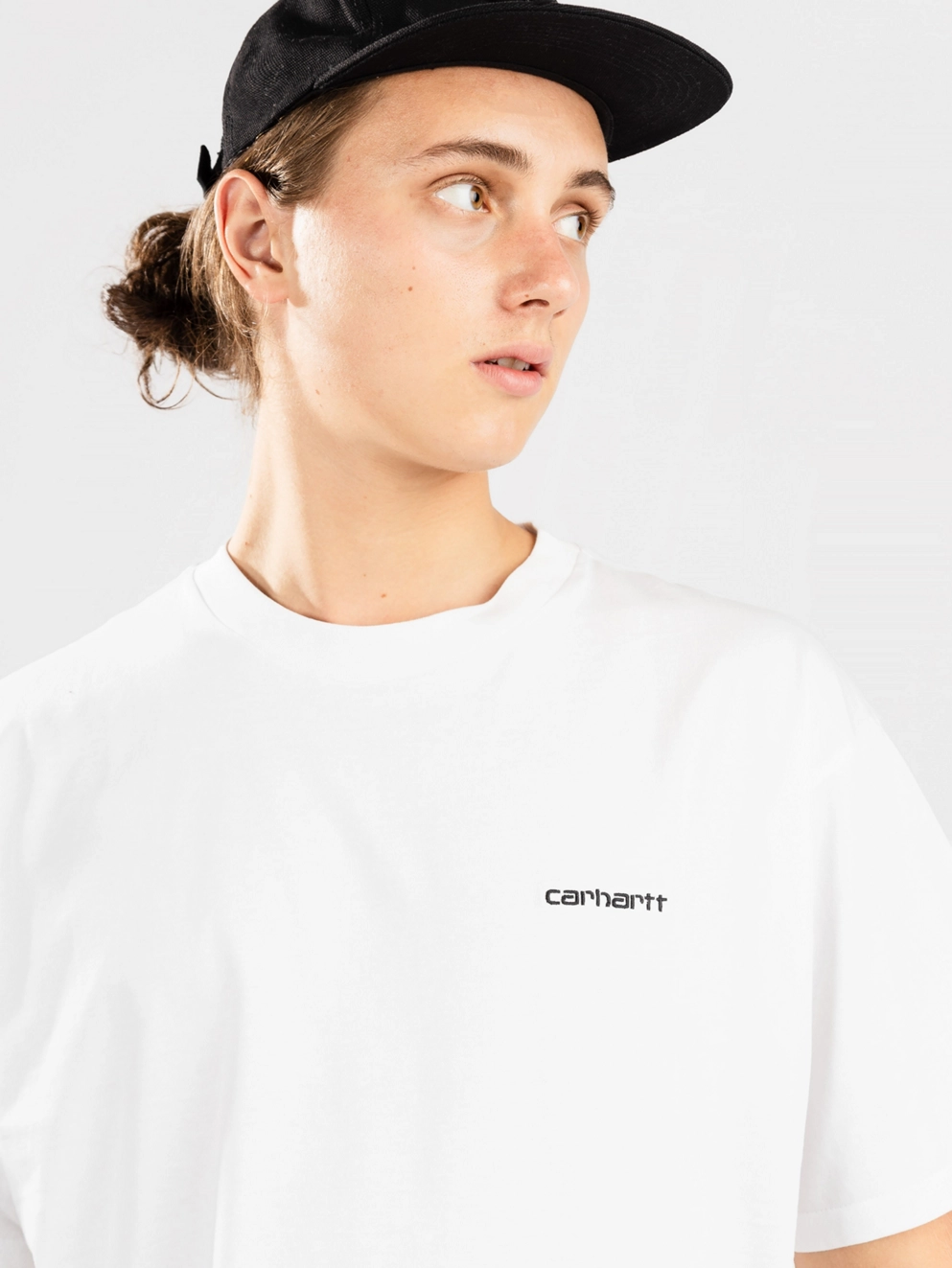 Carhartt WIP Script Embroidery T-Shirt white/black