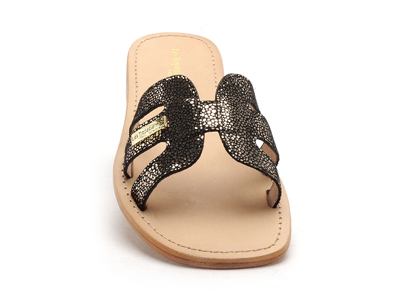 Les tropeziennes nu pieds plats femme hadamia f noir