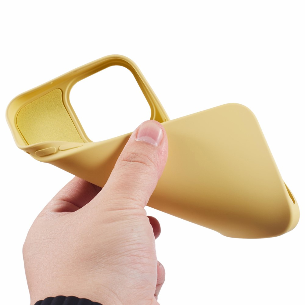 iPhone 16 Pro Gummi Case Schutzhülle - Gelb (Matt)