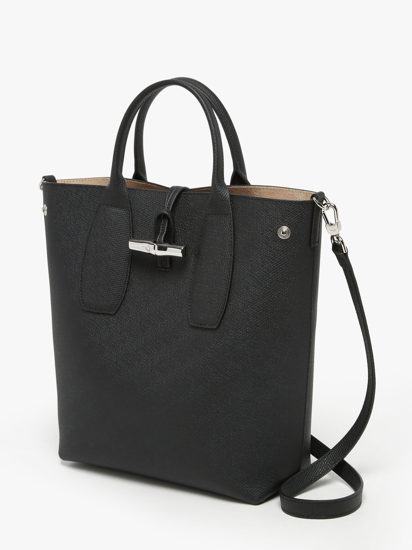 Sac port main Roseau cuir LONGCHAMP