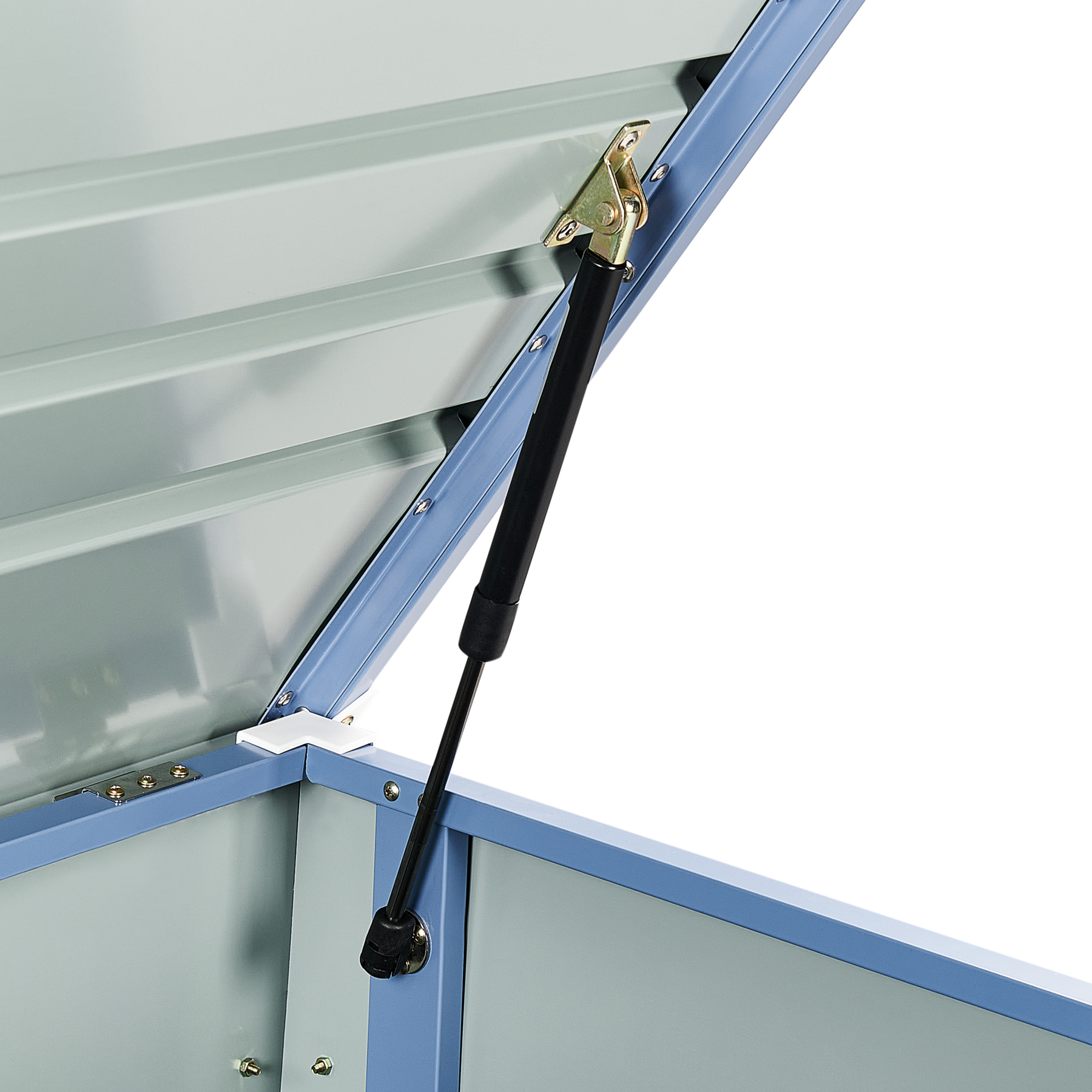 Beliani - CEBROSA - Kussenbox - Blauw - 300 l -  Staal