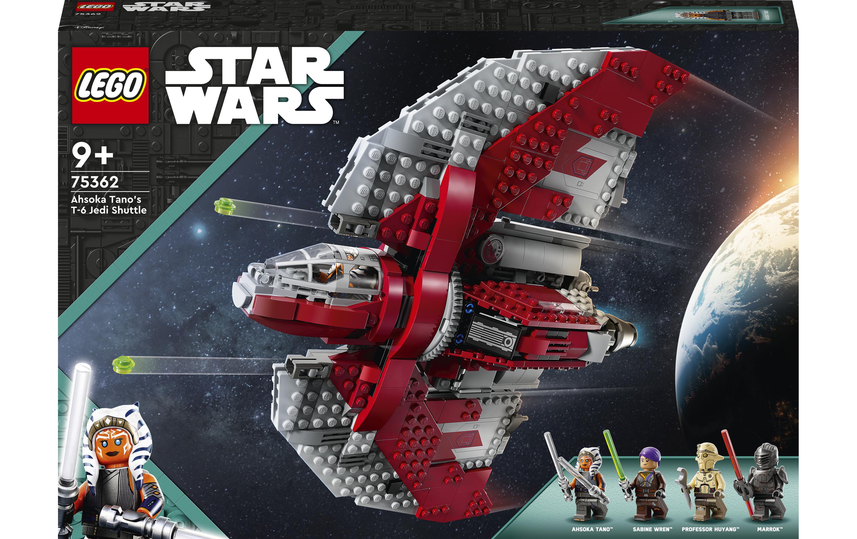 Star Wars Ahsoka Tanos T-6 Jedi Shuttle 75362Detailreiche Nachbildung des Sternenschiffs