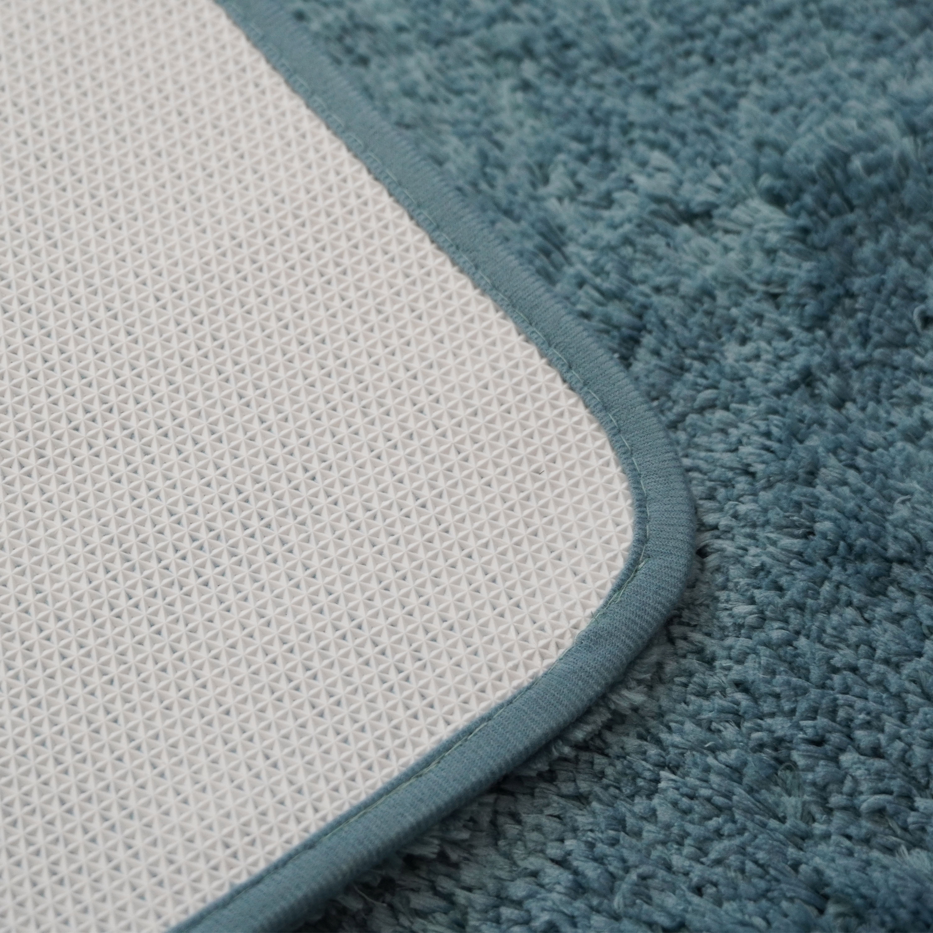 Badteppich Hochflor MERLE 50 x 80 cm petrol
