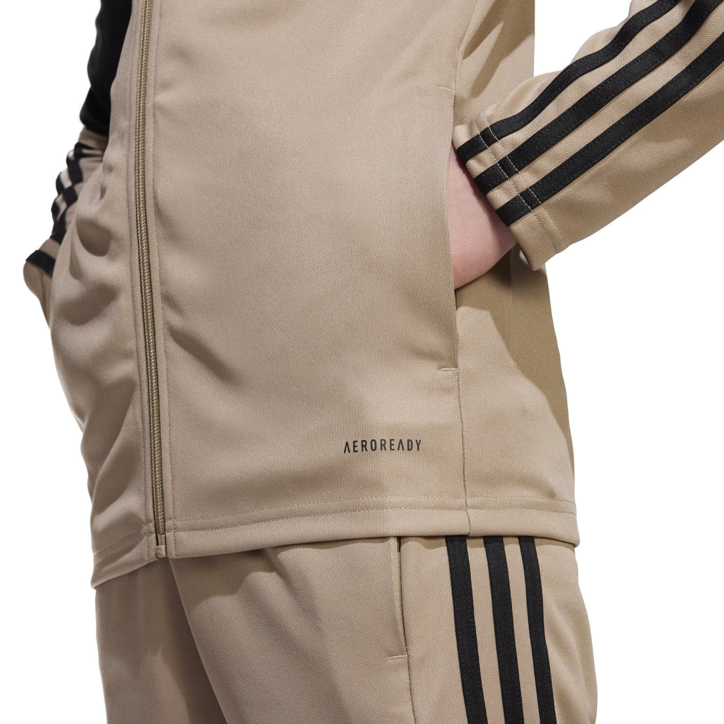 Adidas Squadra 25 Trainingsjack Kids Beige Zwart