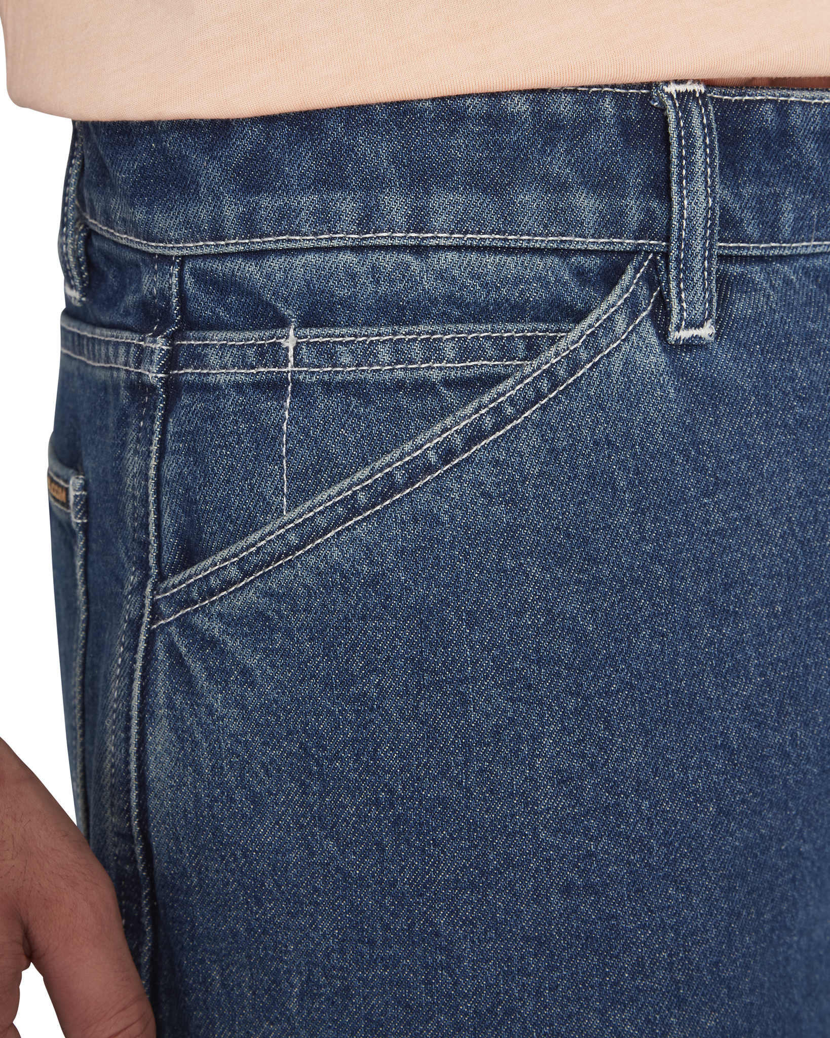 Volcom Labored Denim Utility Short Light Acid Black