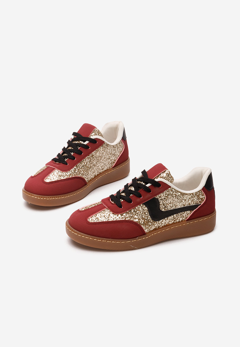 Baskets pour femme rouges Akirame