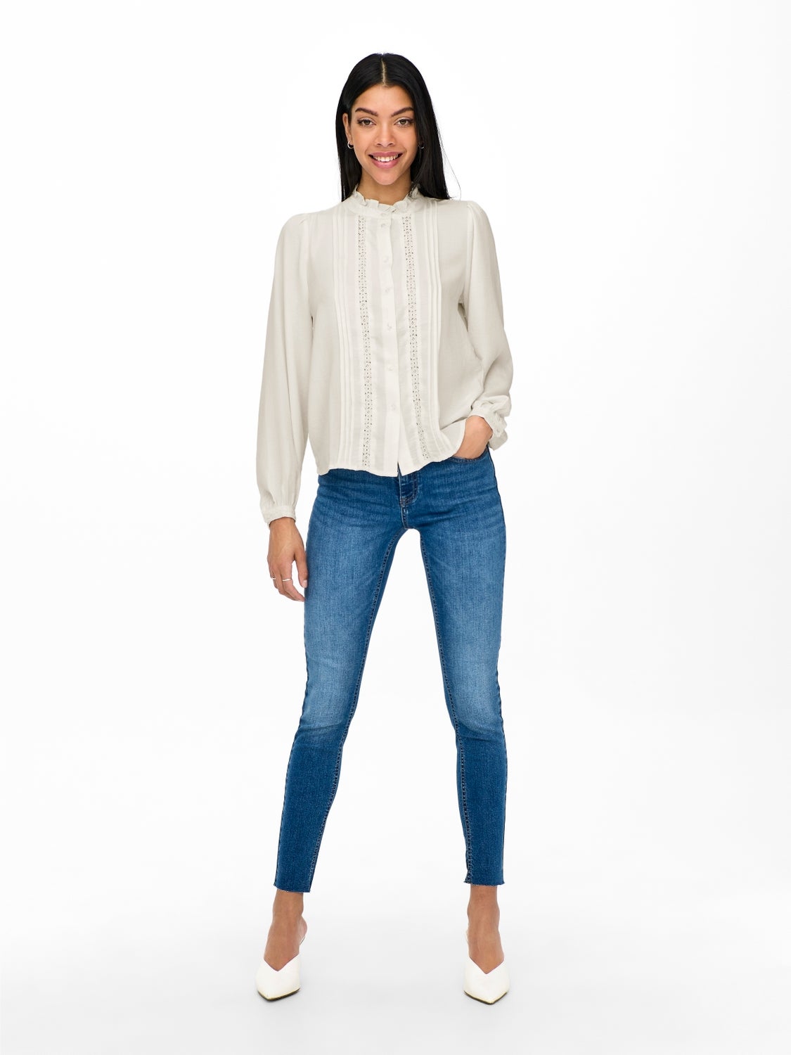 JDYELLIS Hemd Cloud Dancer