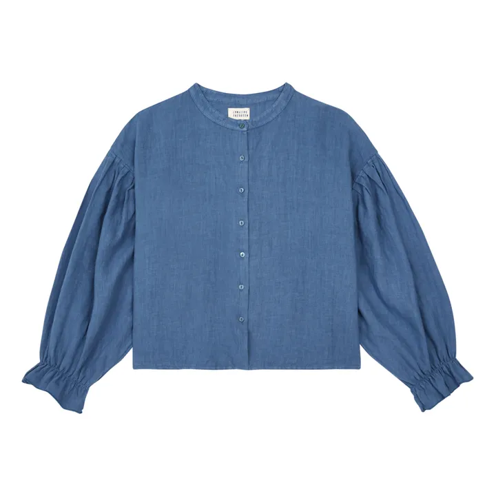 Longlivethequeen Blouse Lin | Bleu