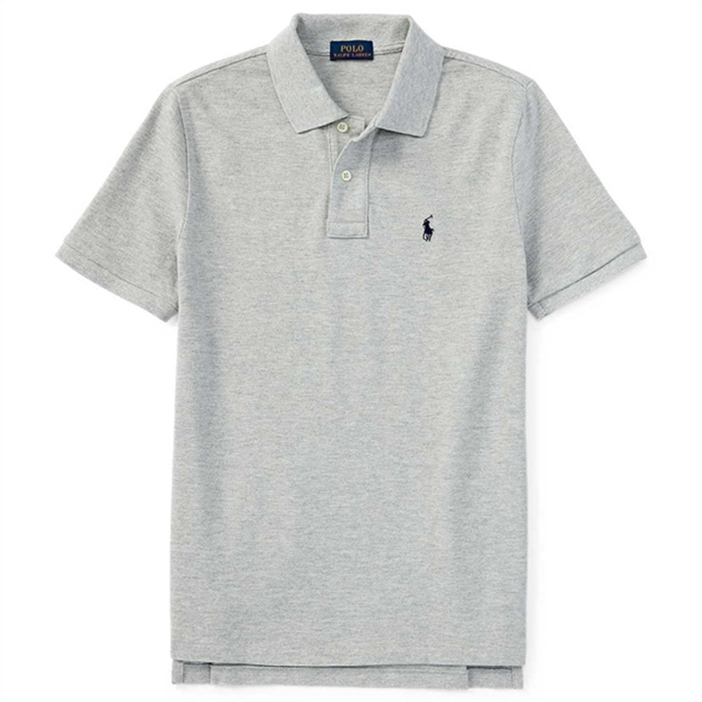 Køb Polo Ralph Lauren Boy Short Sleeved Classic Polo New Grey Heather