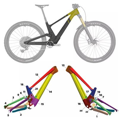 SCOTT GENIUS 900 ST 2023 - L - MAT