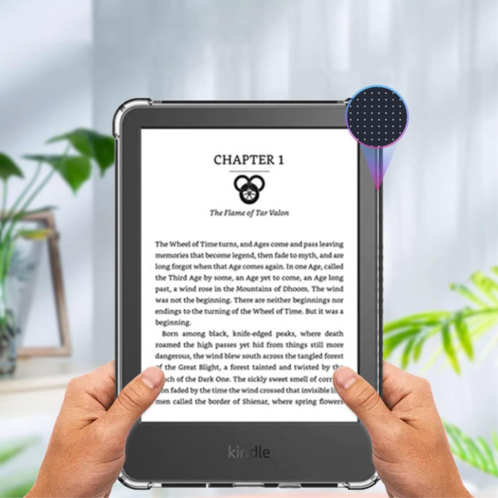 Amazon Kindle (11. Gen) 2024 Gummi Case Hülle Air Cushion Fallschutz - Transparent