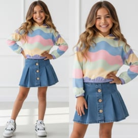 Blue belle skort - donkerblauw