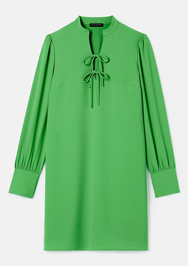 Robe Radianceverte en crêpe