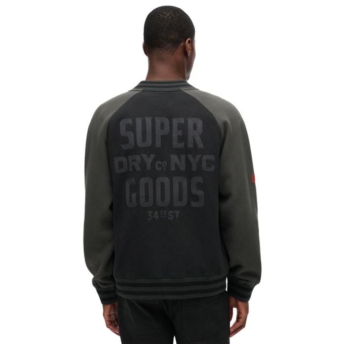 Superdry College Graphic Jersey Bomber Vest Heren