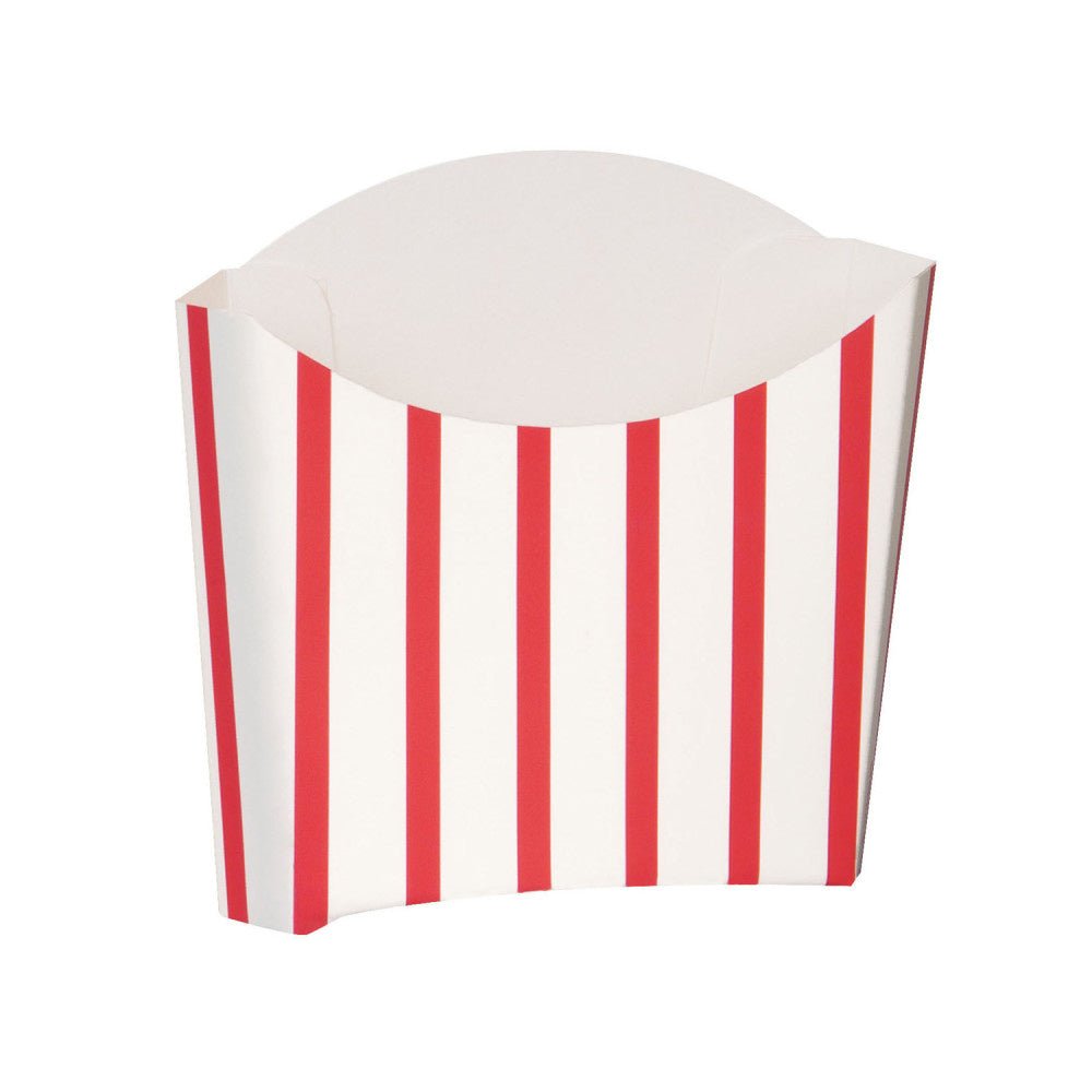 Snackbakje Rood Gestreept 9,9cm 8st