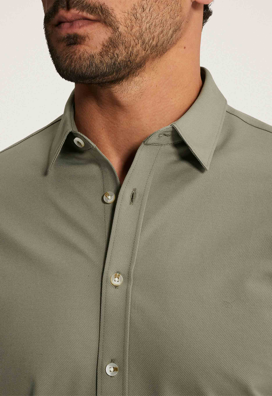 Cast Iron Twill Jersey Overhemd