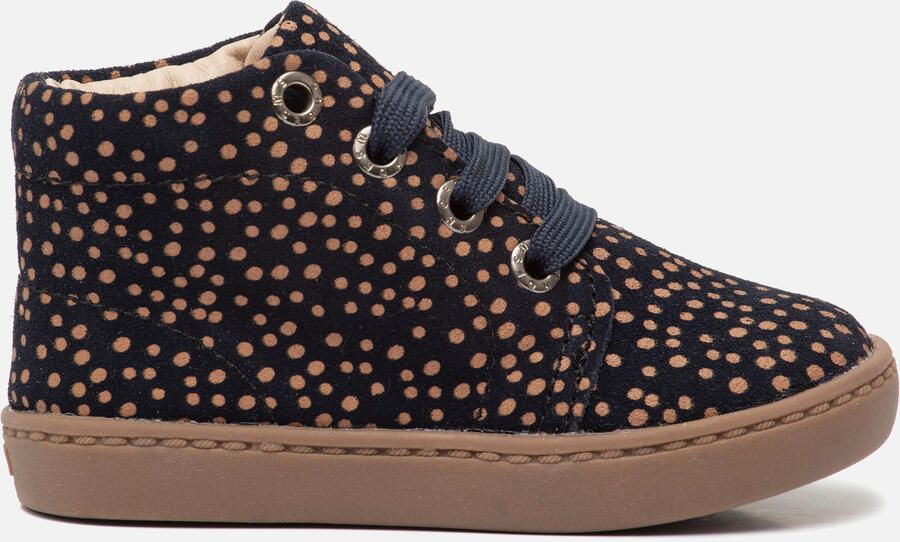 Shoesme Baby | Enkelboots | | Black Brown Dots | Leer