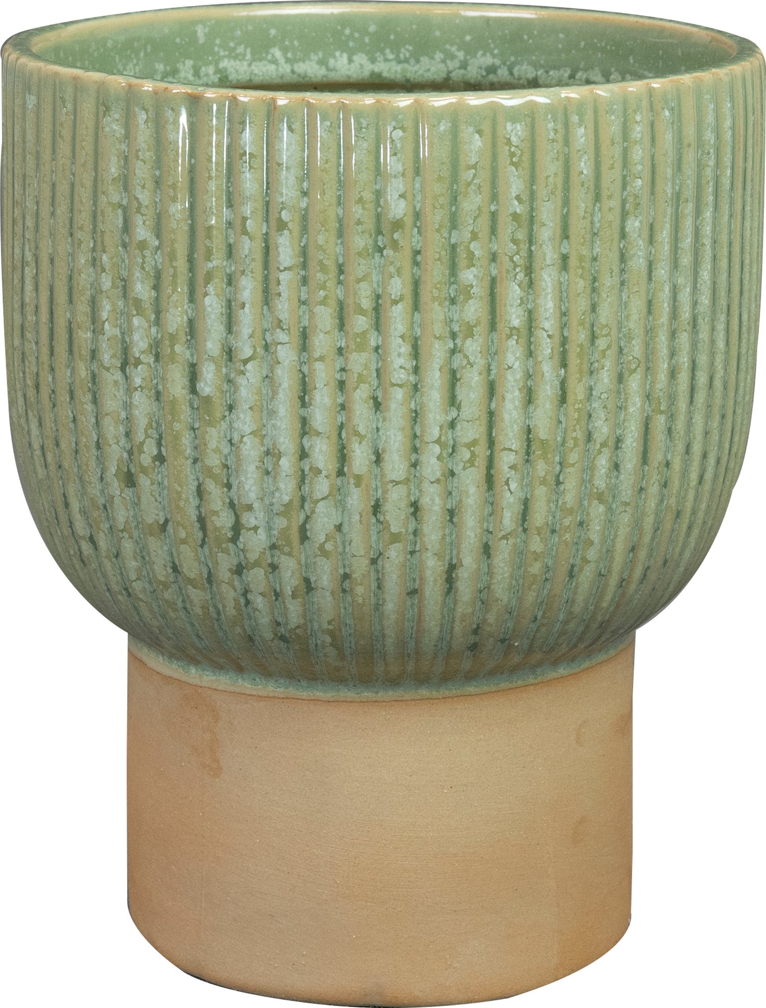 TS bloempot Larisa groen D 14 H 17 cm