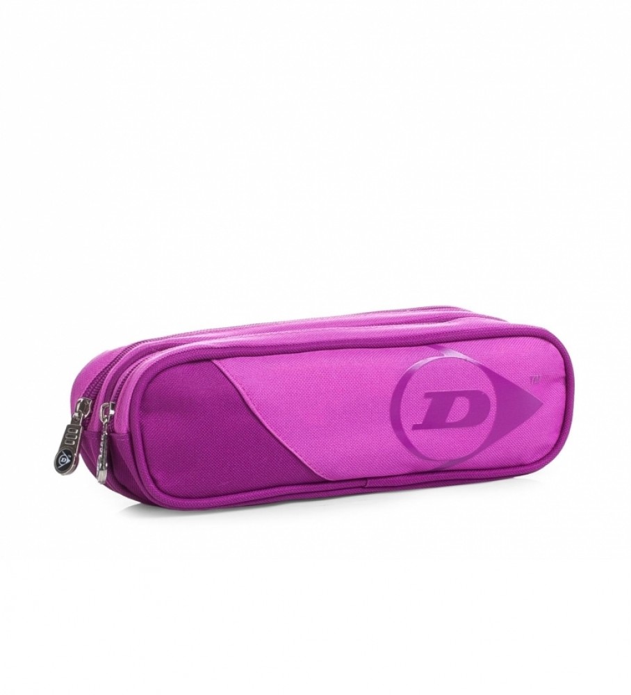 Estojo duplo para lápis Arsamar, roxo - 24x7,5x6cm -