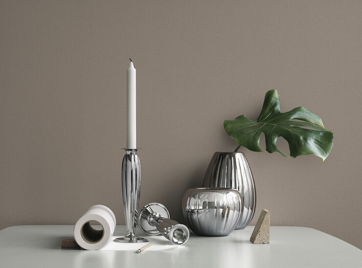 Georg Jensen Bernadotte lysestager 2 styk Sølv